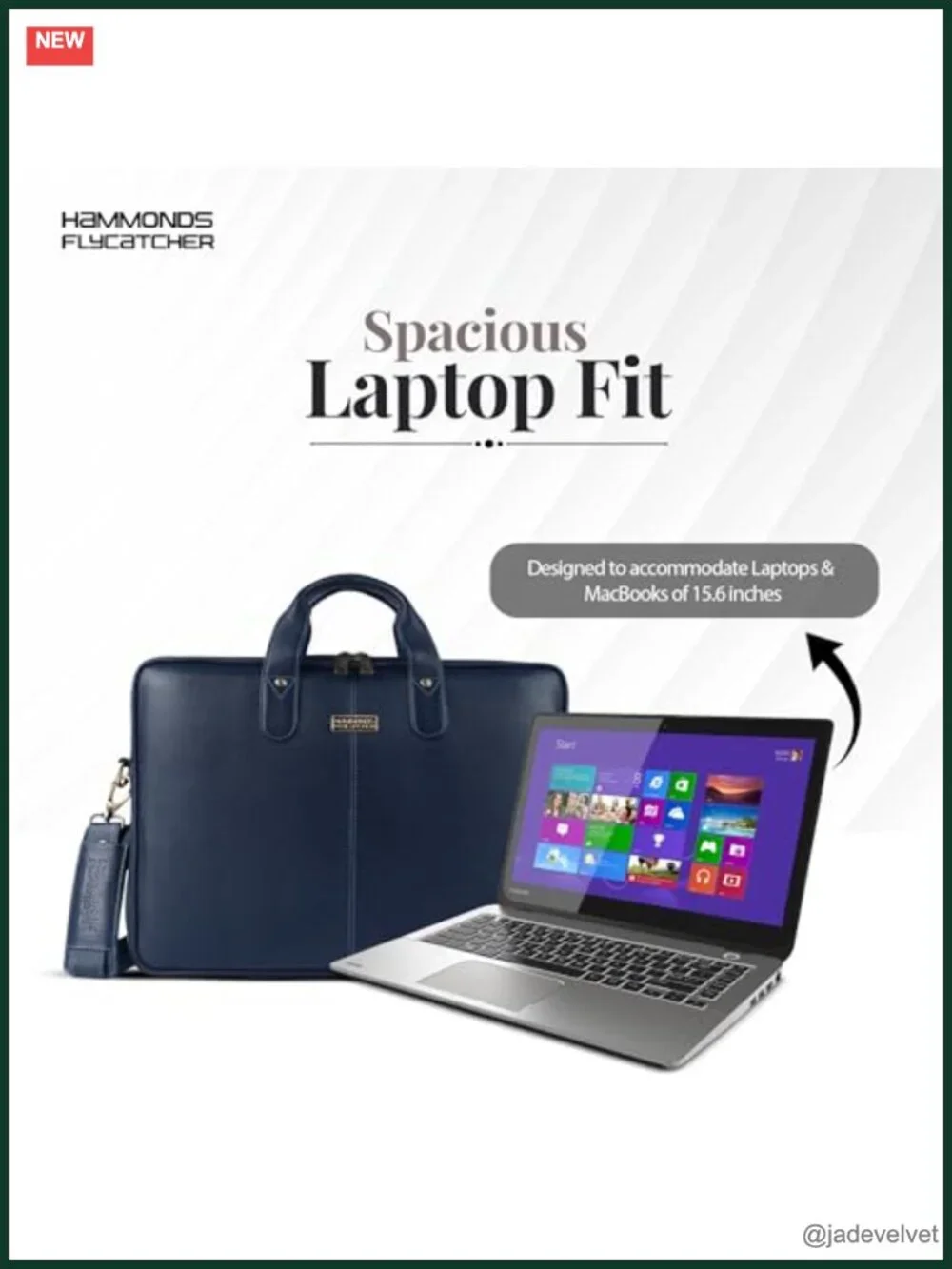 Genuine Leather Laptop Messenger Bag for Men, 15.6